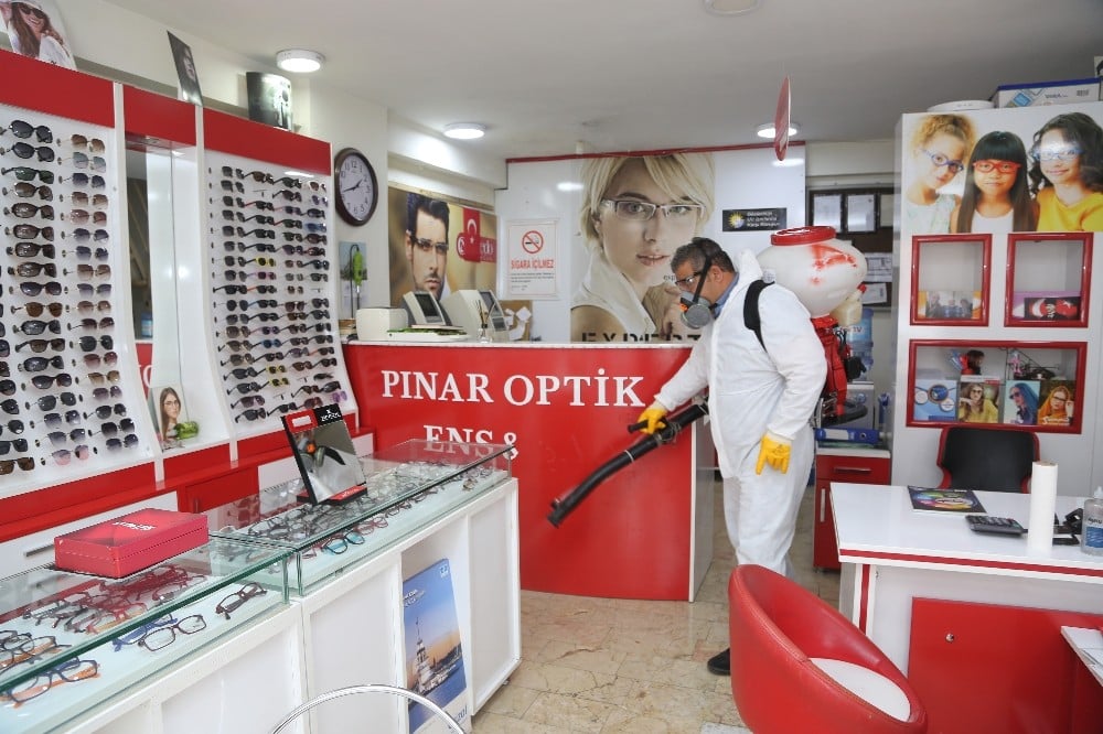 Erdemli’de korona virüsle mücadele çalışmaları aralıksız sürüyor 