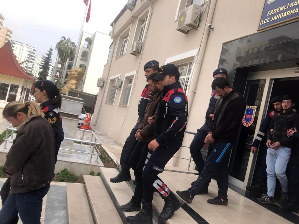 Erdemli’deki hırsızlık olaylarının failleri yakalandı 