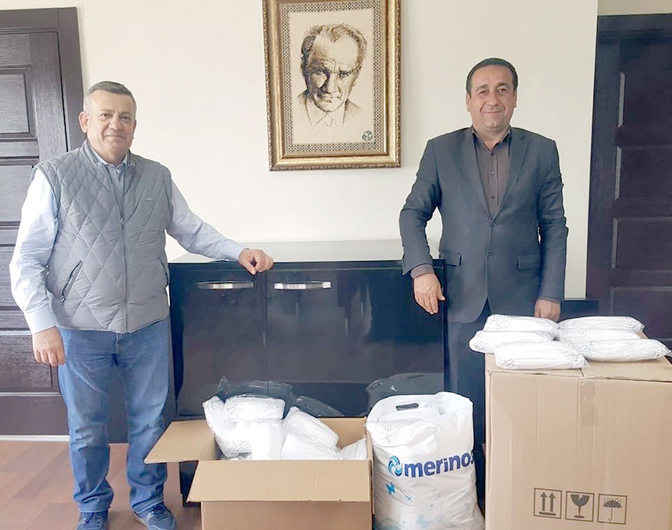 Erdemoğlu’ndan Adıyaman’a maske ve gıda yardımı 