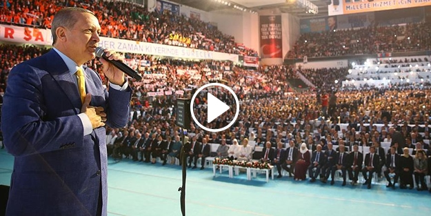 Erdoğan'dan kongrede tarihi sözler!
