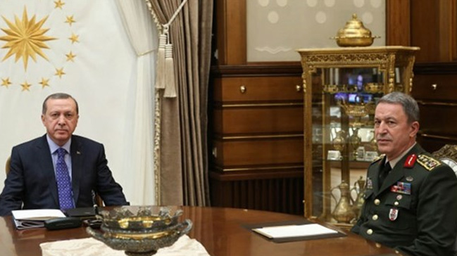 Erdoğan-Akar görüşmesi sona erdi
