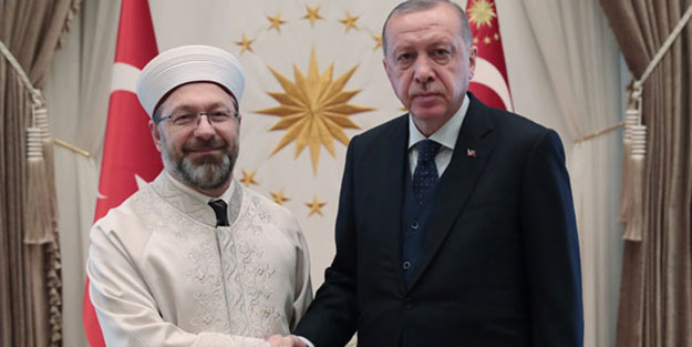 Erdoğan, Ali Erbaş'ı kabul etti