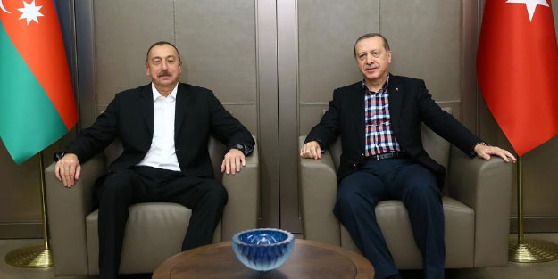 Erdoğan, Aliyev ile bir araya geldi!