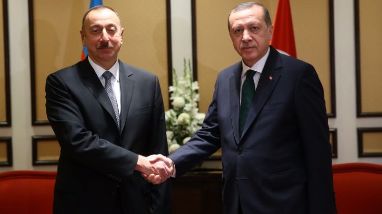 Erdoğan, Aliyev ile görüştü
