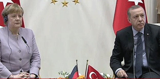 Erdoğan Alman gazeteciyi sorduğuna pişman etti