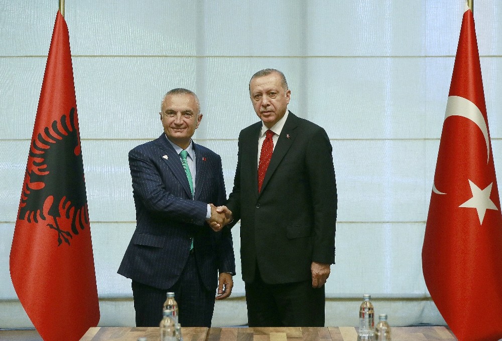 Erdoğan, Arnavut mevkidaşıyla görüştü 