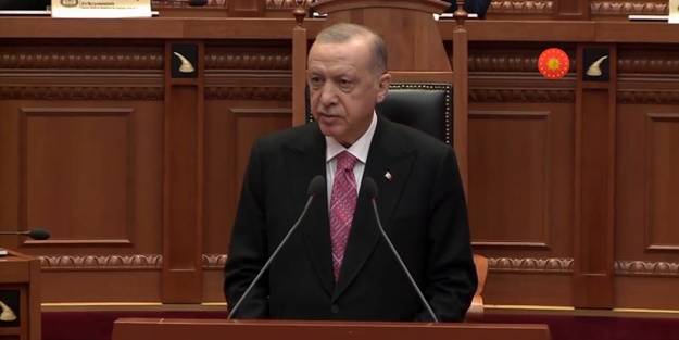 Erdoğan, Arnavutluk Meclisi'ne hitap etti: İlişkilerimizi stratejik ortaklık seviyesine çıkardık