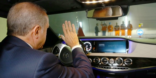 Erdoğan Avrasya Tüneli'nden geçti