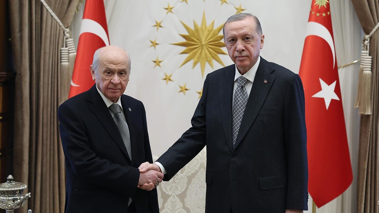 Erdoğan-Bahçeli görüşmesi sona erdi