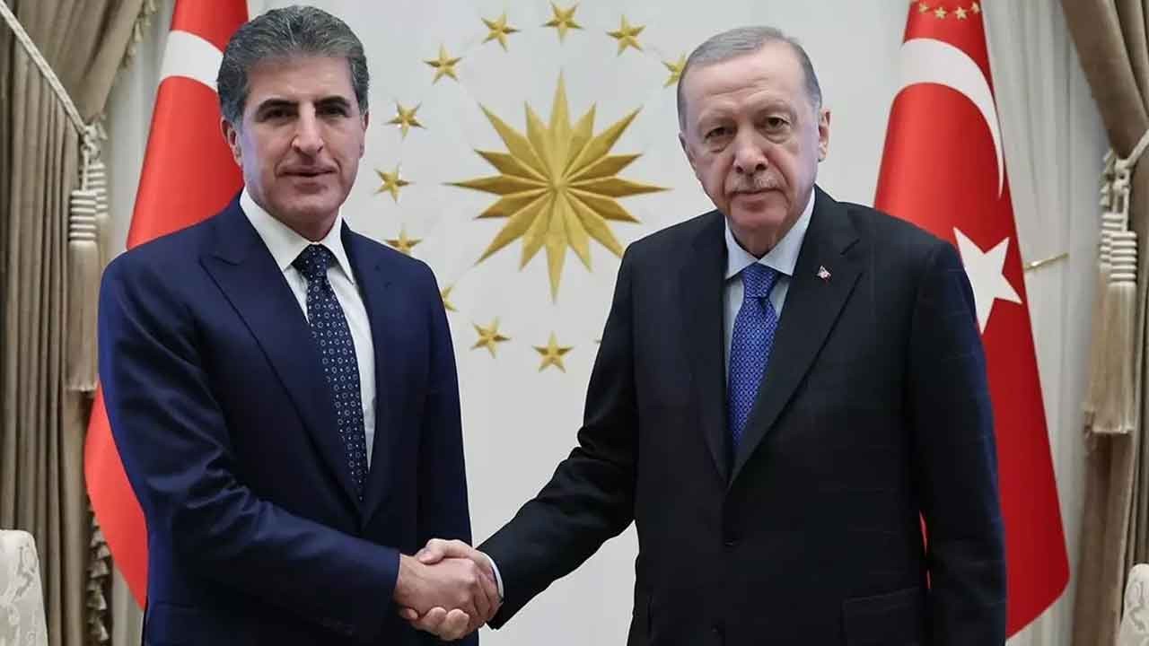 Erdoğan Barzani'ye geçmiş olsun dileğinde bulundu