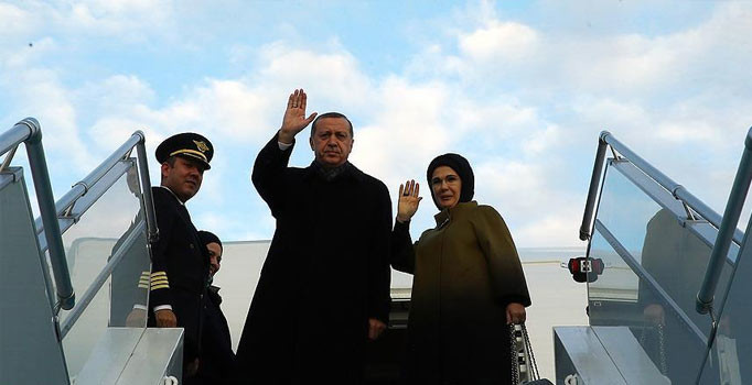 Erdoğan Belarus'a gitti