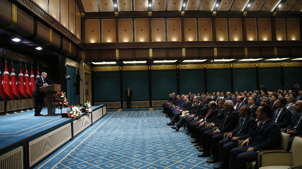 Erdoğan, belediye başkan vekillerini kabul etti