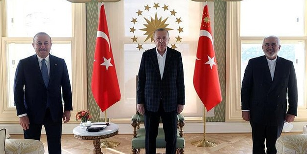 Erdoğan, Cevad Zarif'i kabul etti