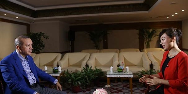 Erdoğan, Çin televizyonundan dünyaya terör mesajı verdi