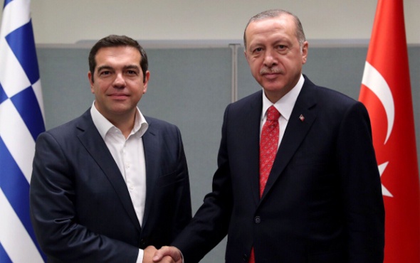 Erdoğan Çipras ile görüştü
