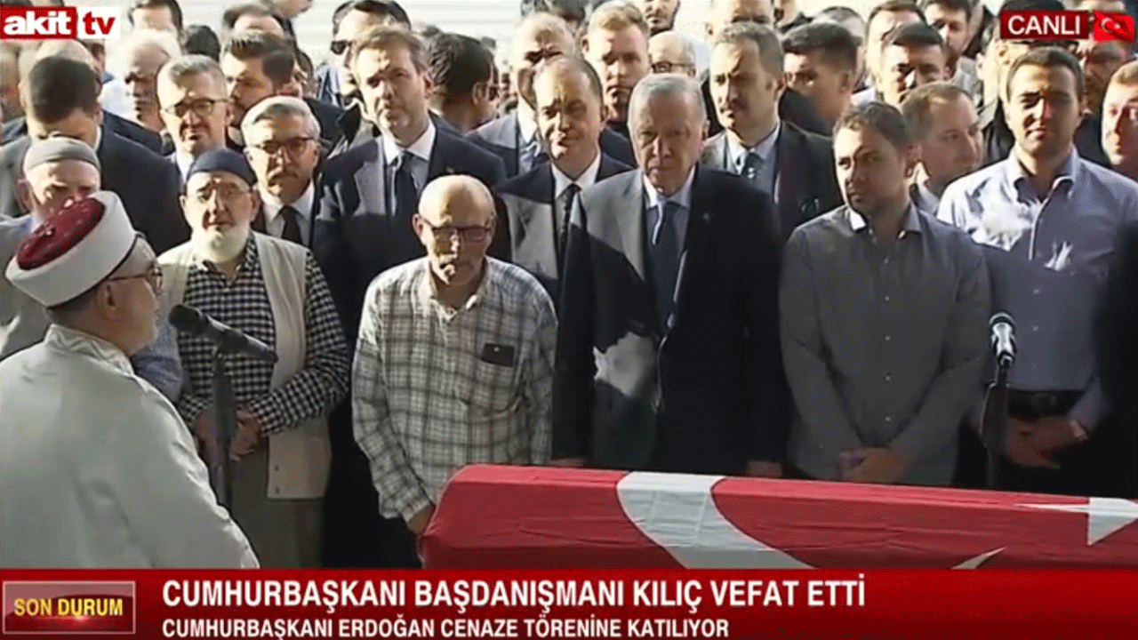 Erdoğan da törende! Cumhurbaşkanı başdanışmanı Hamdi Kılıç uğurlandı