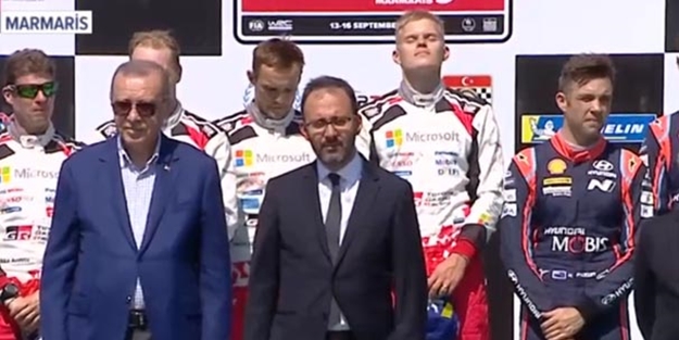 Erdoğan, Türkiye Rallisi'nin finalinde konuştu