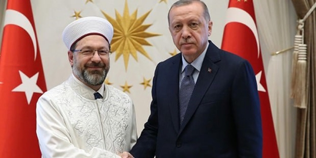 Erdoğan, Erbaş’ı kabul etti