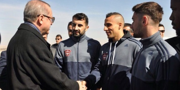 Erdoğan, futbolcunun hayalini gerçekleştirdi
