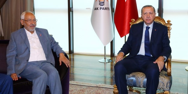 Erdoğan Gannuşi'yi kabul etti
