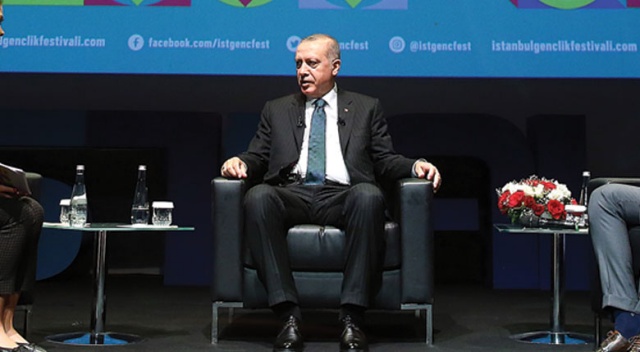 Erdoğan gençlerle sohbet etti