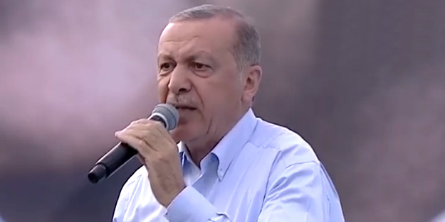 Erdoğan: Haddini bil, kör müsün?