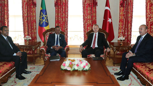 Erdoğan, Halbusi'yi  kabul etti