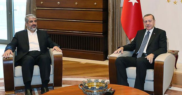 Erdoğan, Halid Meşal ile görüştü