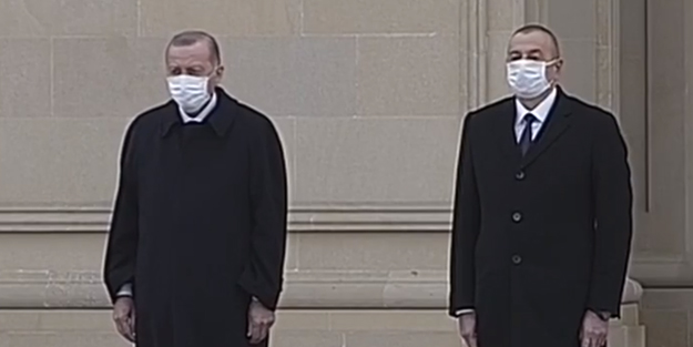 Erdoğan için Gençlik Sarayı'nda resmi tören