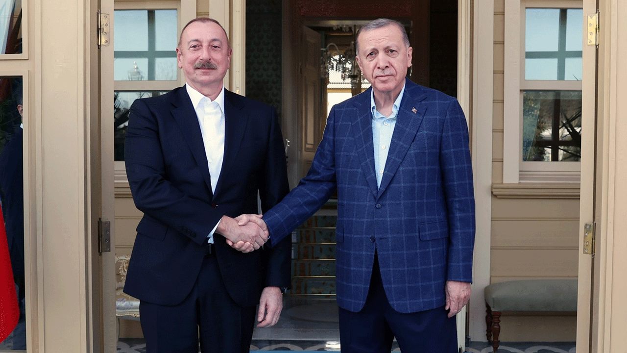 Erdoğan ile Aliyev, Suriye'yi görüştü
