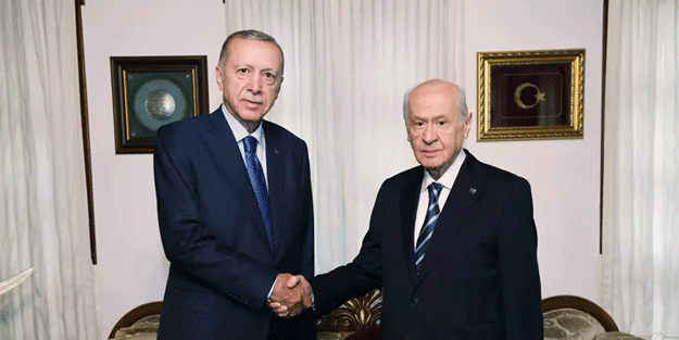 Erdoğan ile Bahçeli arasında sürpriz görüşme