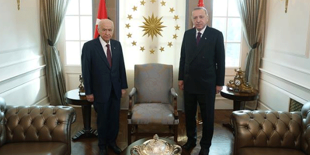 Erdoğan ile Bahçeli'nin kritik görüşmesi sona erdi! Masada 4 konu vardı