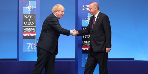 Erdoğan ile Boris Johnson bir araya geldi