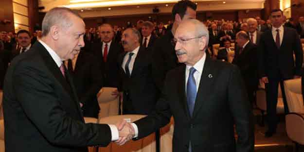 Erdoğan ile Kılıçdaroğlu bir arada!