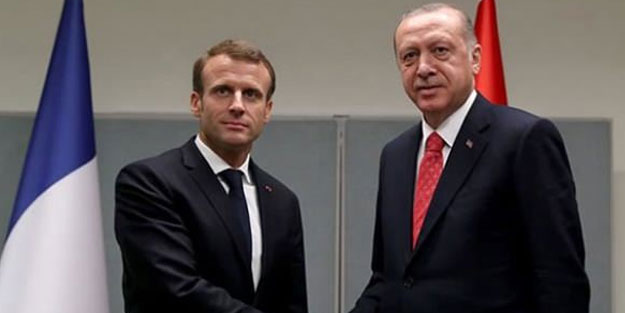 Erdoğan ile Macron arasında kritik görüşme