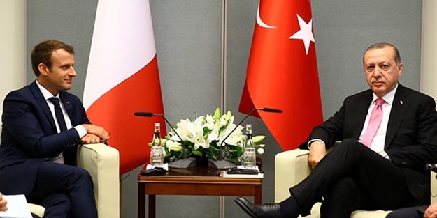 Erdoğan ile Macron'dan kritik görüşme!