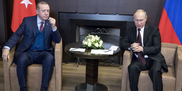 Erdoğan ile Putin'den özel görüşme