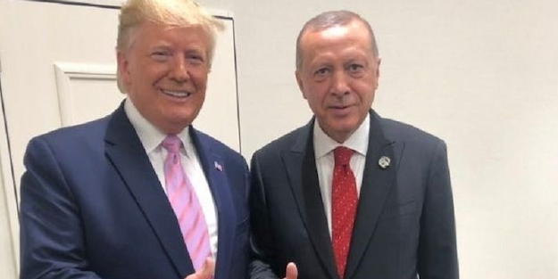 Erdoğan ile Trump'tan G-20'de dikkat çeken poz