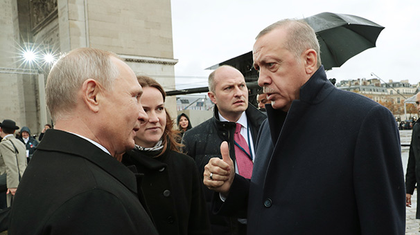  Erdoğan ile Vladimir Putin bir araya geldi