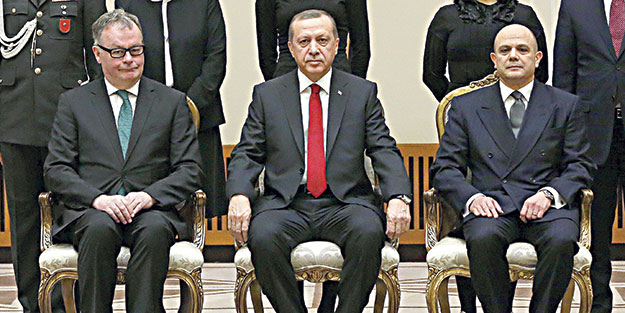 Erdoğan, İrlanda ve Cezayir Büyükelçilerini kabul etti