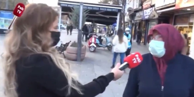 'Erdoğan kafanıza çay atınca hoşunuza gidiyor mu?' diye sordu! AK Partili teyze muhalif muhabiri madara etti