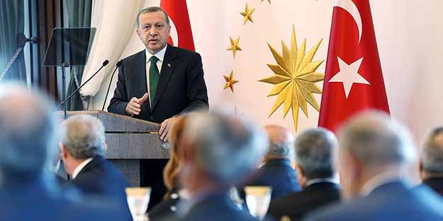 Erdoğan, kanaat önderlerini kabul etti