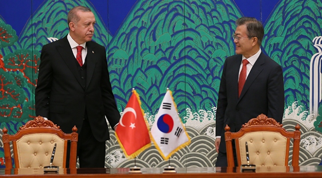 Erdoğan: Kanal İstanbul projesinde Kore'nin yer alması iftihar vesilesi