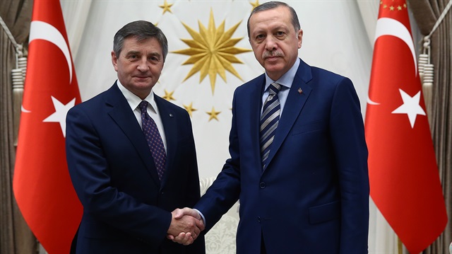 Erdoğan Kuchcinski'yi kabul etti