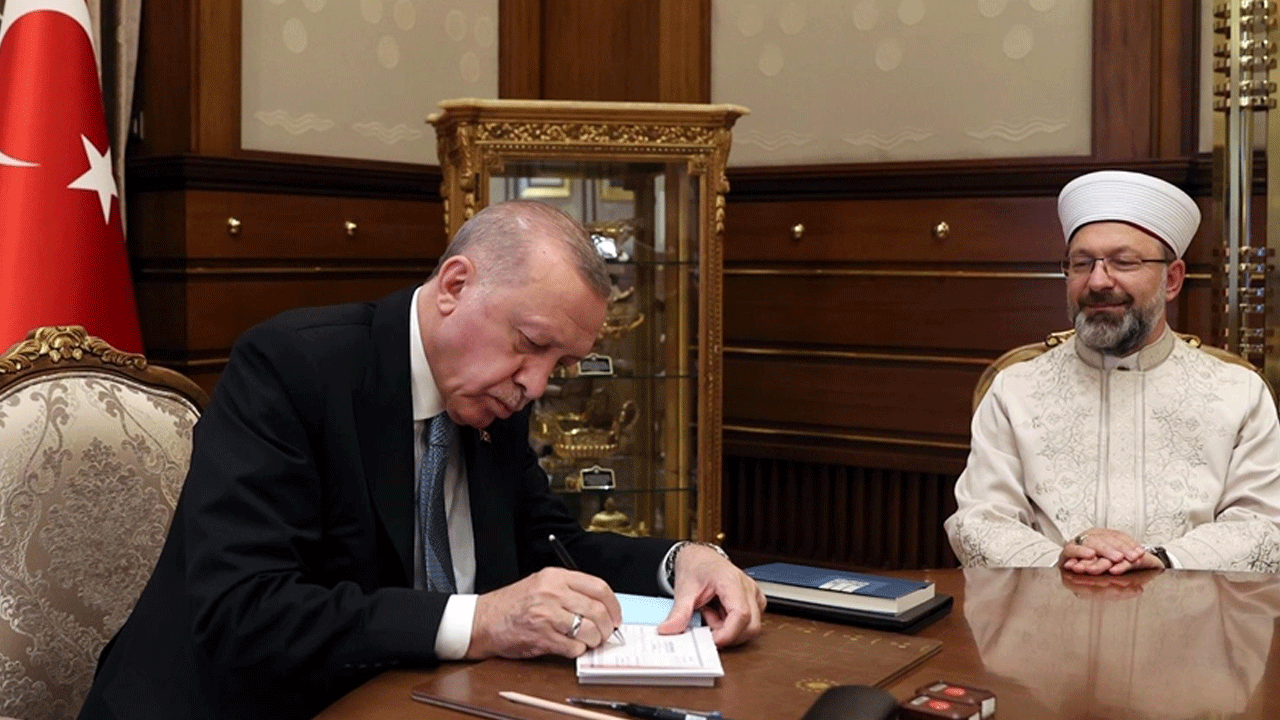 Erdoğan kurban bağışını oraya yaptı