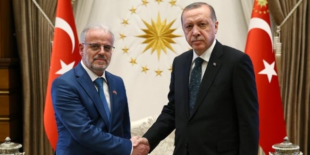 Erdoğan, Makedon Meclis Başkanı'nı kabul etti