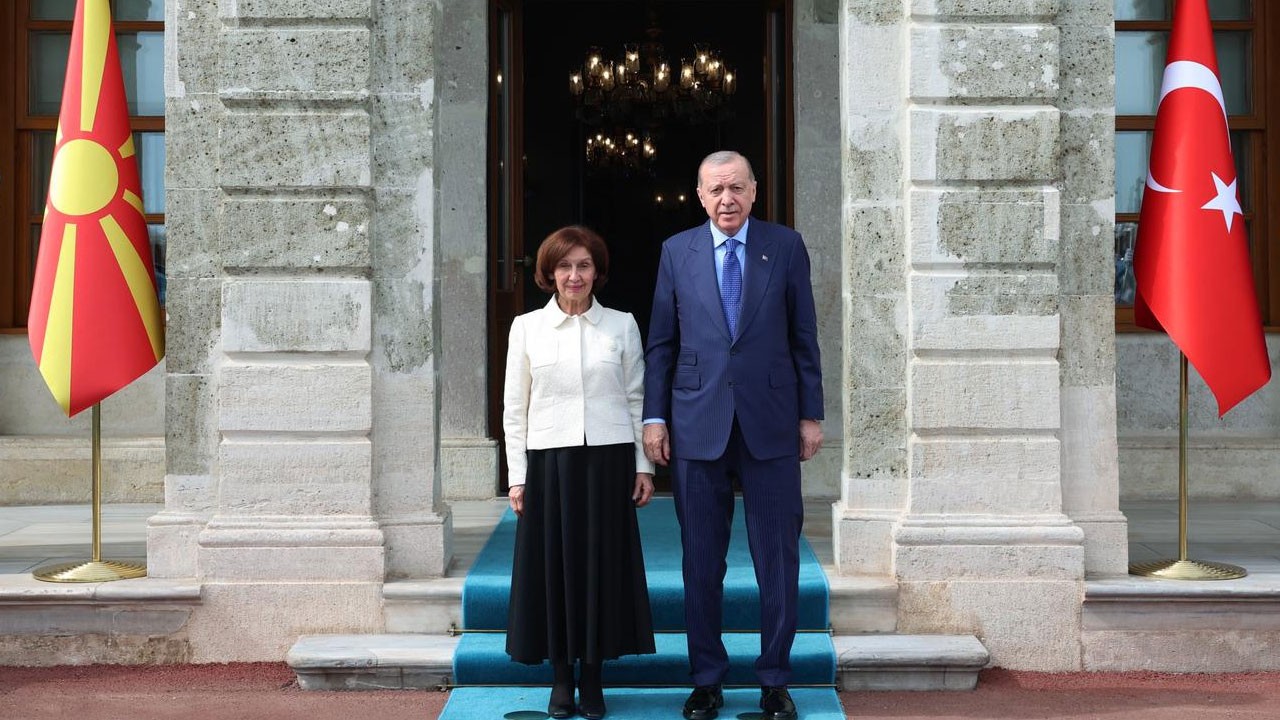 Erdoğan Makedonyalı mevkidaşı ile görüştü