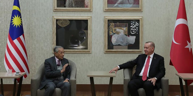 Erdoğan, Malezya Başbakanı Mahathir ile görüştü