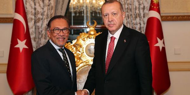 Erdoğan, Malezyalı parti başkanını kabul etti