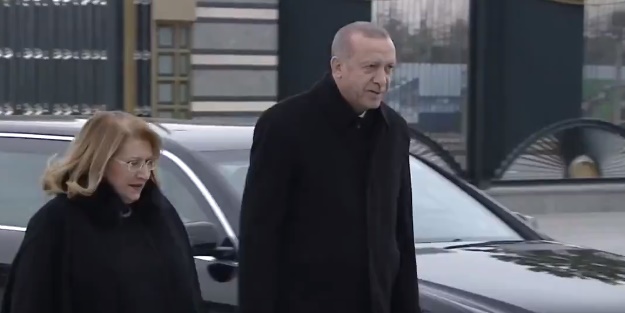 Erdoğan Malta Cumhurbaşkanını kabul etti